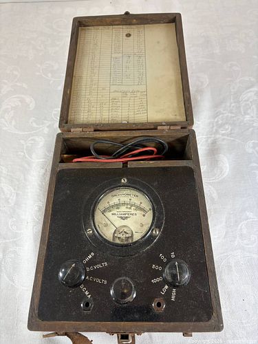 Wooden Box and Meter (1 of 5)