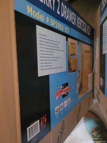 2 Wood File Cabinets New In Box (1 of 2)