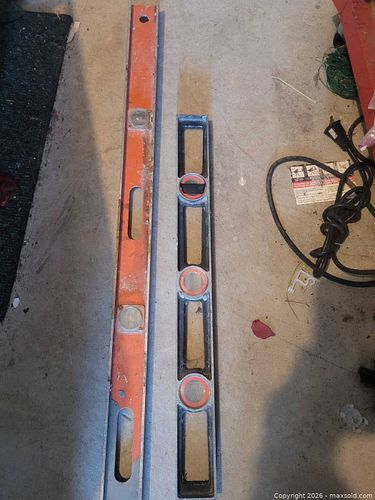 Lot of 2 Antique Levels (1 of 2)
