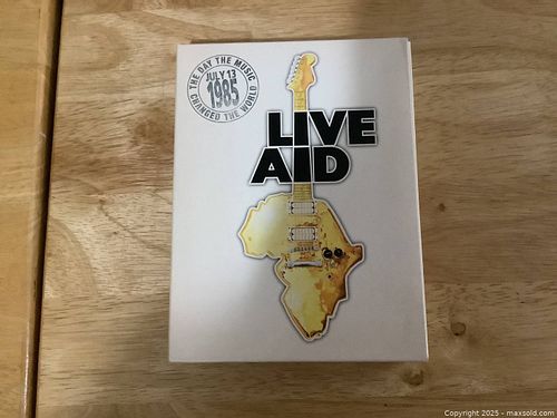 LIVE AID dvd4枚Box Live Aid 1985 Concert Charity 4-Disc DVD Box SetLive Aid