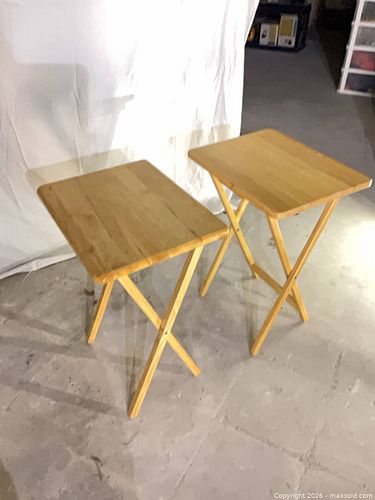Two Fold Up Tables and Two Stools (1 of 10)