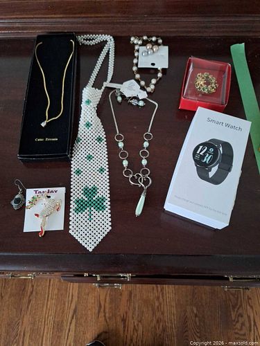 Costume Jewelry: Necklaces, Earrings, Brooch, Pendant A (1 of 15)