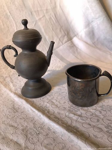 Pewter and Silver Plate collectables (1 of 9)