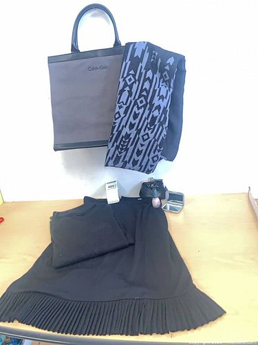 Calvin Klein bag, women’s clothing and scarf (1 of 4)