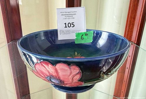 Moorcroft Porcelain Floral Bowl (1 of 7)