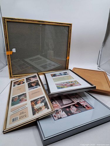 Mixed Lot of Photo Frames and Cork Notice Board (1 of 8)