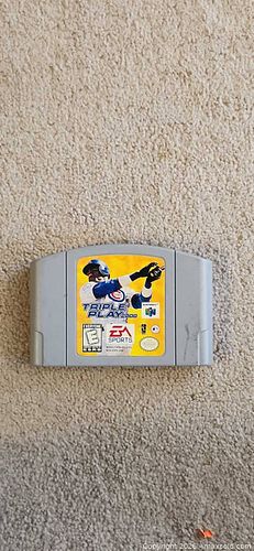  Triple Play 2000 Nintendo 64 game cartrid (1 of 3)