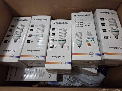 7 Photography Lighting Bulbs. 5500k. Brand New! (1 of 5)