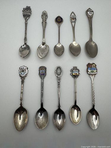 10 Souvenir Spoons (1 of 5)