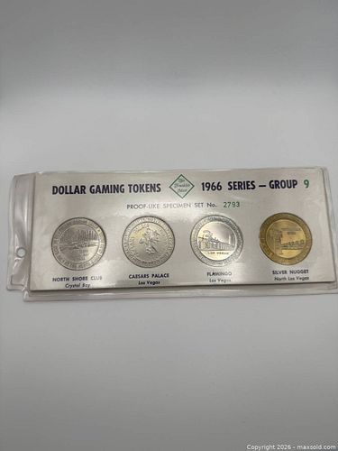 1966 Dollar Gaming Tokens Series - Group 9 (1 of 2)