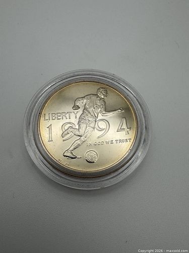 1994 World Cup Tournament Commemorative Clad Half Dollar Coin (1 of 2)