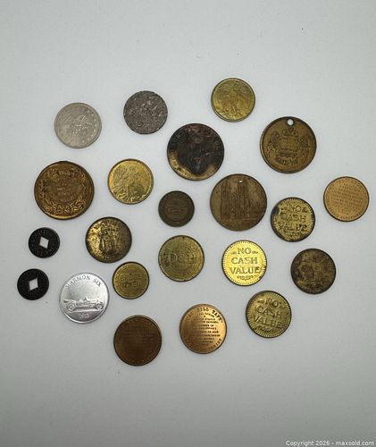 22 Assorted Tokens (1 of 8)