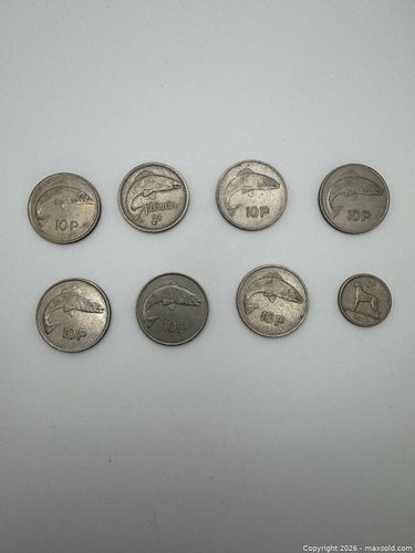 8 Irish Coins (1 of 2)