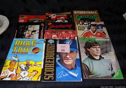 Lot of 10 Sports Magazines — Various Titles (1 of 1)