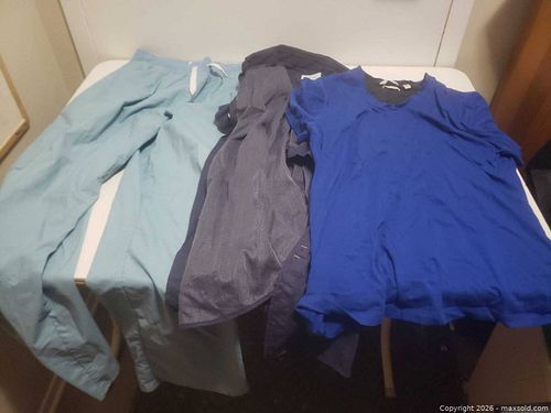 Calvin Klein & Nigel Hall Blue Cotton Set, Size M (1 of 5)