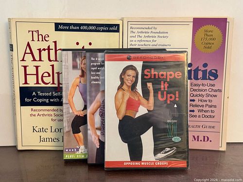 Arthritis Self-Help & Debbie Sieber’s Fitness DVD Lot (1 of 10)
