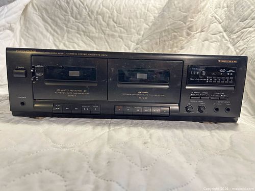 Genexxa SCT-7500 Dual Cassette Deck – High-Speed Dubbing, Auto Reverse (1 of 10)