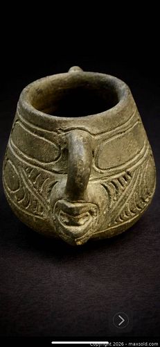 Hand-Carved Soapstone Figural Vessel (1 of 4)