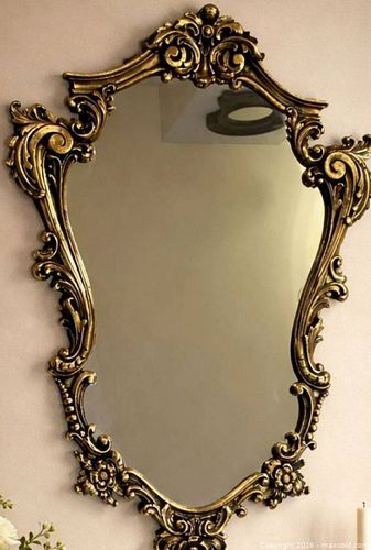 Ornate Baroque-Style Gilt Wall Mirror – Classic European Elegance (1 of 3)