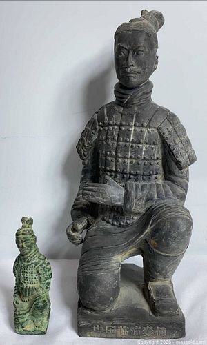 Lot of 2 Chinese Warrior Style Figurines (1 of 11)