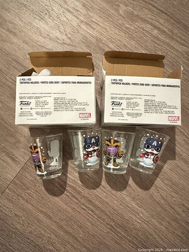 Funko Marvel Glass Toothpick Holders Set of 4 (1 of 3)