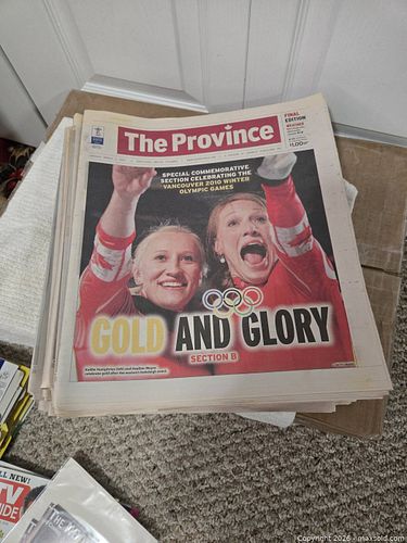 The Province newspaper lot Olympics in Vancouver 2010 (1 of 9)