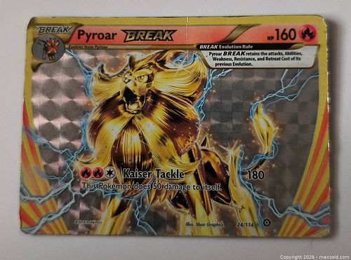 Pyroar holo Pokemon card 24/114 (1 of 1)