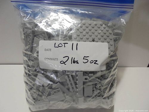 Light Bluish Grey LEGO Building Bricks, elements , printed pieces ( 2 lbs 5oz ) (1 of 8)