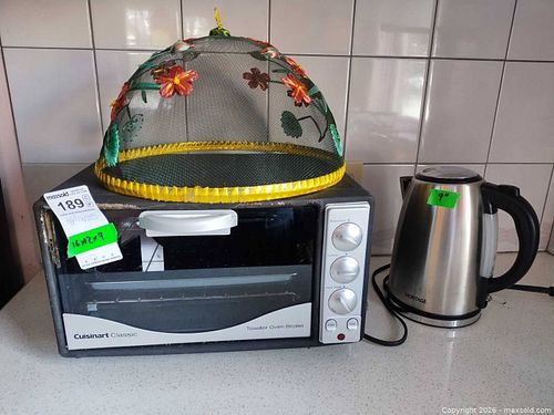 Cuisinart Toaster Oven, Heritage Electric Kettle & Mesh Food Cover B (1 of 11)