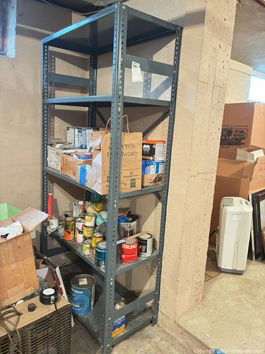 Heavy Duty Steel Shelving Unit, 5 Adjustable Shelves (1 of 6)