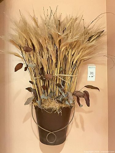 Wall Hanging Floral Arrangement, Rustic/Farmhouse, 35 in (1 of 4)