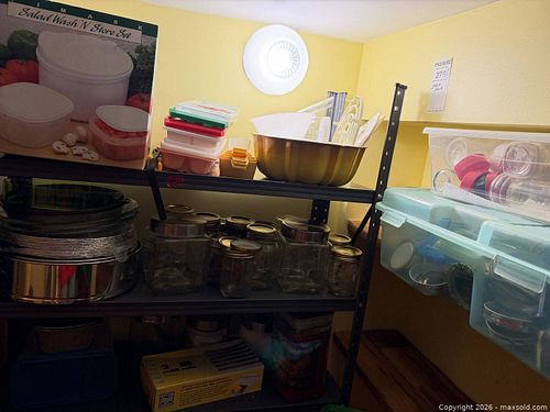 Mixed Glass & Plastic Jars and Kitchen Storage Set B (1 of 12)