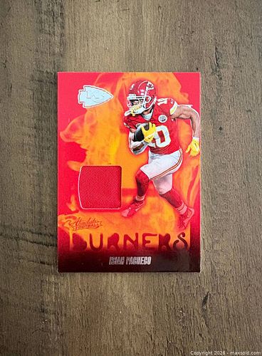 2024 Panini Absolute Isiah Pacheco Burners Relic Card (1 of 2)