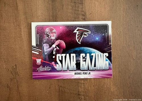 2024 Panini Absolute Michael Penix Jr Star Gazing Insert Card (1 of 2)