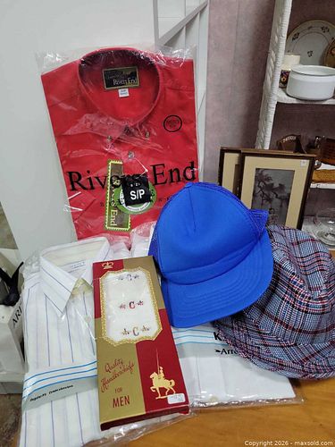 Men's Small Dress Shirts, Hats and Handkerchiefs (1 of 4)