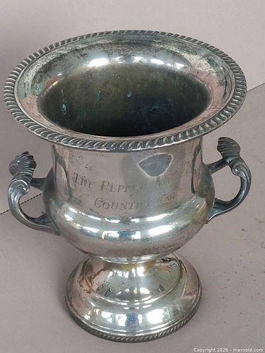 Large Vintage Silver Plated Trophy Cup (1 of 5)