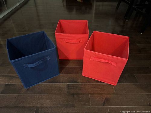 3 storage bins  (1 of 3)