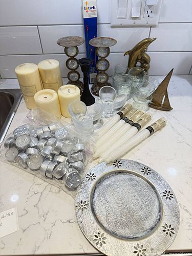 Candles, Brass Figurines and More A (1 of 11)