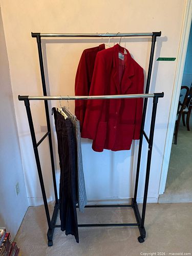 Clothing Double Rolling Rack A (1 of 9)