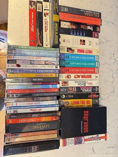 VHS and DVDs B (1 of 10)