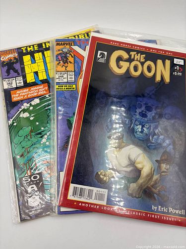 The Goon, Hulk, and X-men Comics (1 of 3)