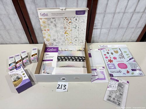 Crafter's Companion & Gemini Craft Supply Lot — Paper, Dies, Foil (1 of 5)