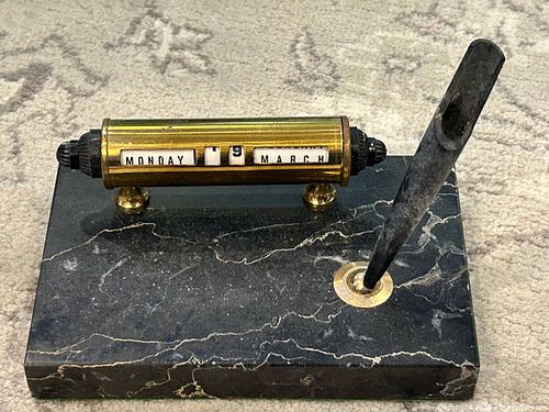Marble perpetual calander (1 of 2)