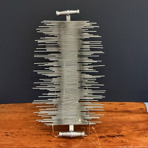 Brutalist Metal Wall Hanging / Sculptural Wall Art – Industrial Style  (1 of 8)