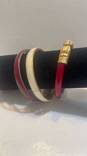 3 Vintage jewelry custom Bangles  (1 of 3)
