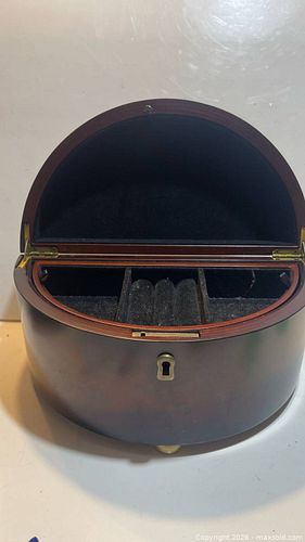 Vintage Bombay Wood Jewlery Box  (1 of 6)