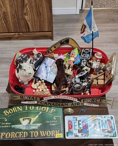 Mixed Lot: Collectibles, Toys, Signs (15+ Items) (1 of 4)