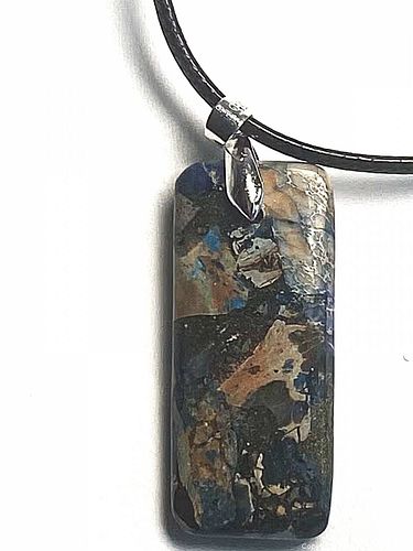 SEA SEDIMENT JASPER Pendant Necklace  (1 of 4)