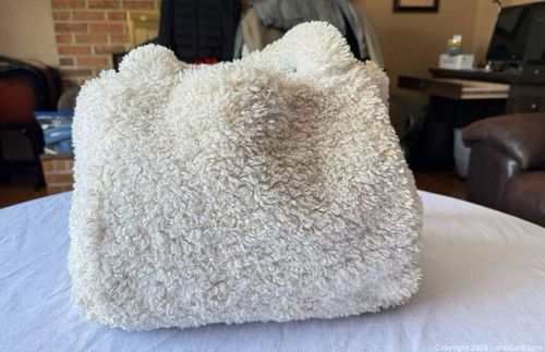White Sherpa tote bag  (1 of 7)