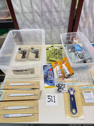 Assorted Office & Craft Supplies Lot with Markers and Scissors (1 of 16)